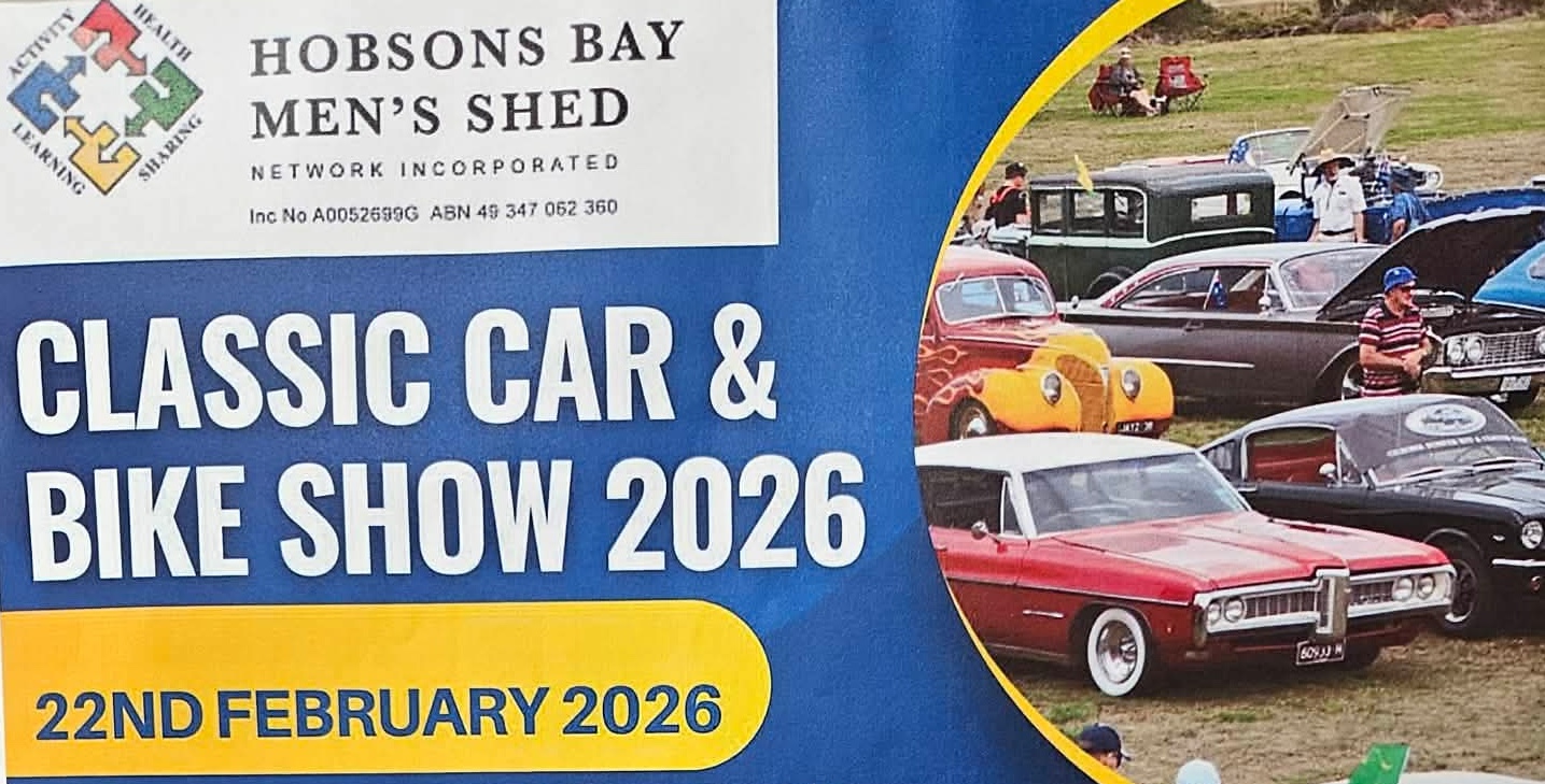 Hobsons Bay Men's Shed Classic Car & Bike Show 2026